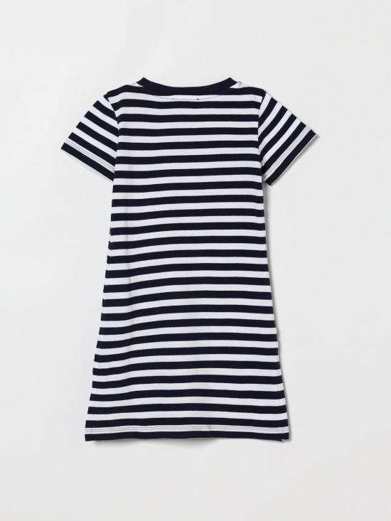 26SS [키즈] 모스키노 원피스 HDV0HNLAE10 83686 White - MOSCHINO