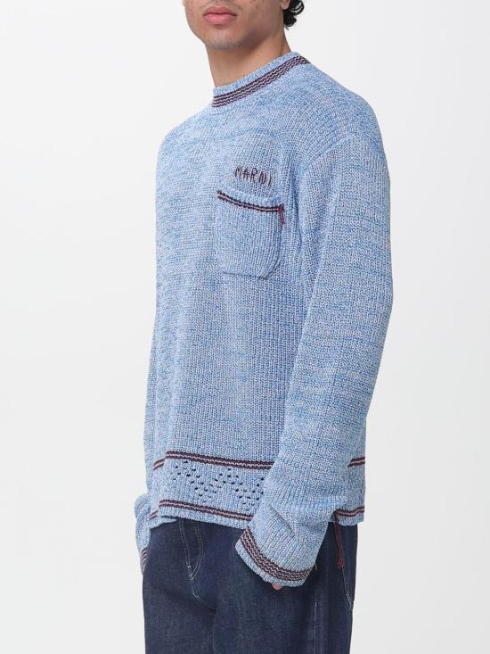 26SS 마르니 스웨터 GCMG0483Q0UFC601 MLB43 Blue - MARNI