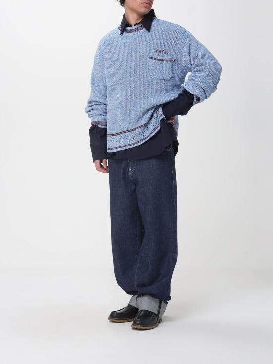 26SS 마르니 스웨터 GCMG0483Q0UFC601 MLB43 Blue - MARNI