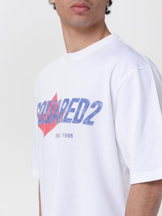 26SS 디스퀘어드2 반팔 티셔츠 S74GD1556D20106 100 White - DSQUARED2