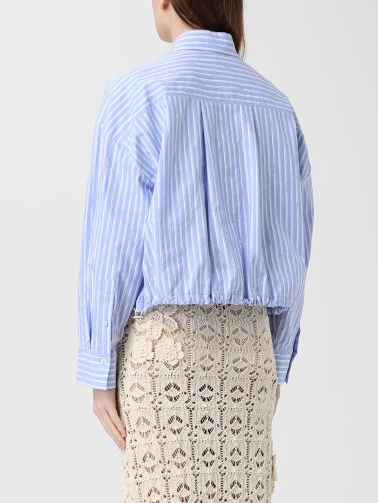 26SS 핑코 셔츠 106249A36J EZB Gnawed Blue - PINKO