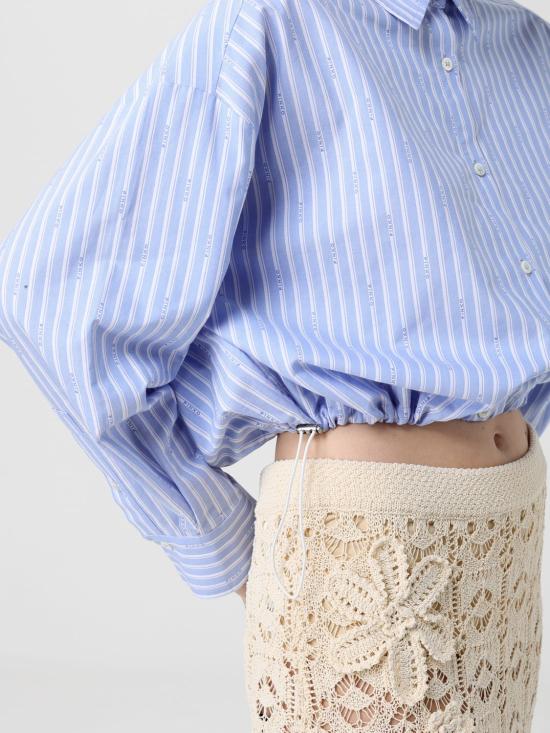 26SS 핑코 셔츠 106249A36J EZB Gnawed Blue - PINKO