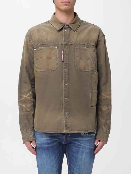 26SS 디스퀘어드2 셔츠 S74DM1029D35106 962 Green