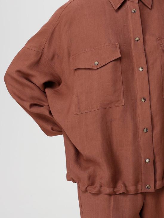 26SS 브루넬로 쿠치넬리 셔츠 MH126NE416 C4182 Red - BRUNELLO CUCINELLI