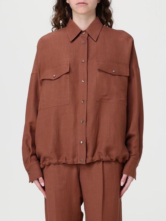 26SS 브루넬로 쿠치넬리 셔츠 MH126NE416 C4182 Red