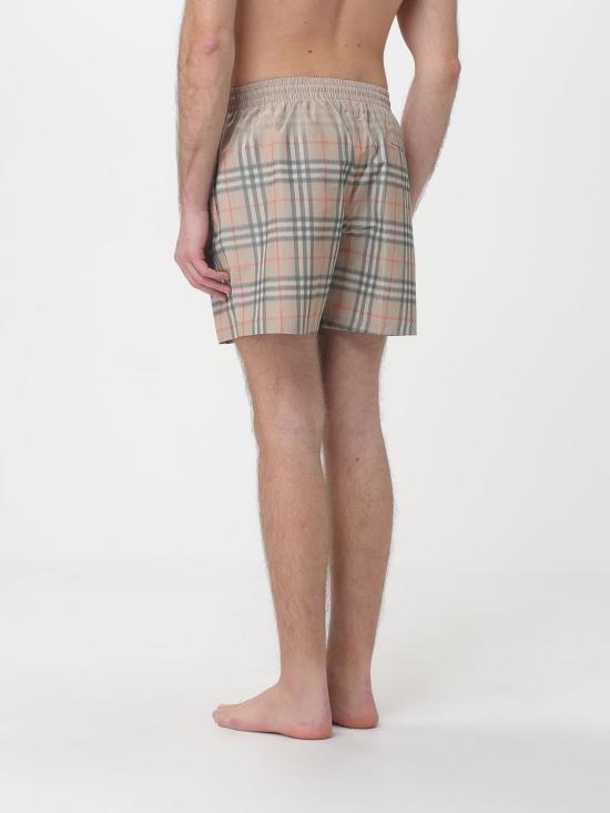 26SS 버버리 그라데이션 체크 스윔팬츠 8121695 Beige - BURBERRY