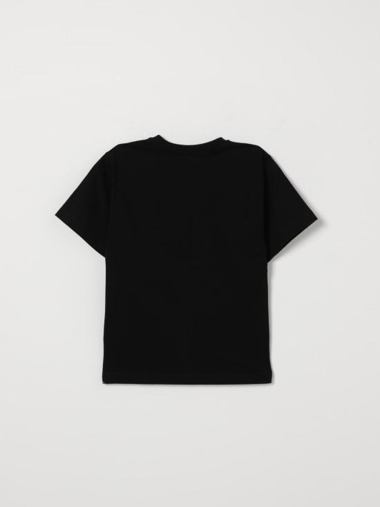 26SS [키즈] 모스키노 티셔츠 HYM03SLFA07 60100 Black - MOSCHINO