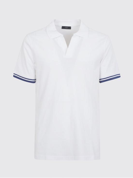 26SS 페이 폴로 티셔츠 NPMB252141STDW B001 White - FAY