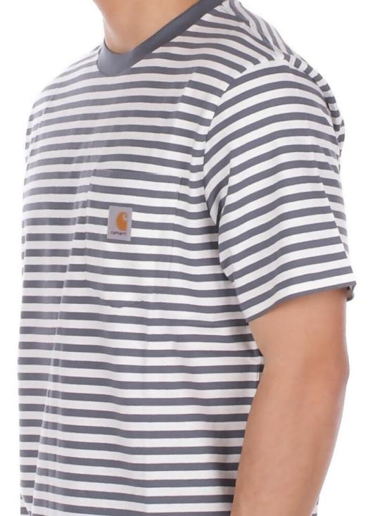 26SS 칼하트 WIP 반팔 티셔츠 I036179 3KWXX Striped - CARHARTT WIP