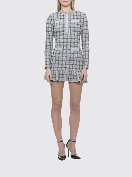 26SS 셀프 포트레이트 롱 원피스 SS26187SBL Blue