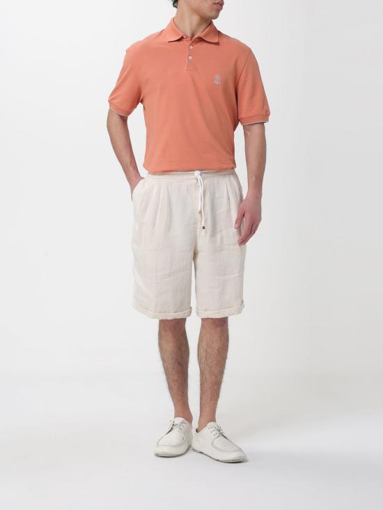 26SS 브루넬로 쿠치넬리 숏팬츠 M243DU0020 C5797 Beige - BRUNELLO CUCINELLI