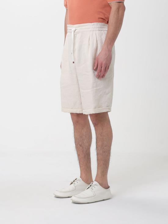 26SS 브루넬로 쿠치넬리 숏팬츠 M243DU0020 C5797 Beige - BRUNELLO CUCINELLI