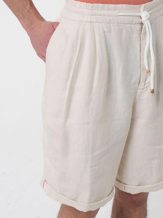 26SS 브루넬로 쿠치넬리 숏팬츠 M243DU0020 C5797 Beige - BRUNELLO CUCINELLI
