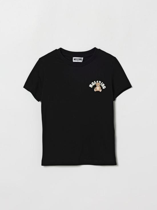 26SS [키즈] 모스키노 티셔츠 HWM058LAA01 60100 Black