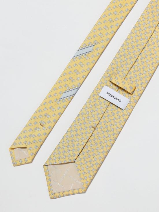 26SS 살바토레 페라가모 넥타이 351388 789825 006 Yellow - SALVATORE FERRAGAMO