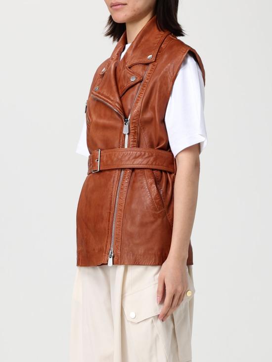 26SS 핑코 자켓 106232A31X L38 Brown - PINKO