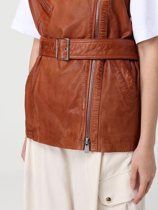 26SS 핑코 자켓 106232A31X L38 Brown - PINKO