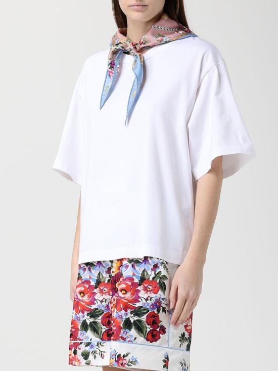 26SS 돌체앤가바나 반팔 티셔츠 F8W32ZGDDPD W0800 White - DOLCE & GABBANA