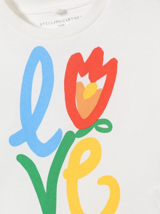 26SS [키즈] 스텔라 맥카트니 티셔츠 TY8B21Z0434 101 White - STELLA MCCARTNEY