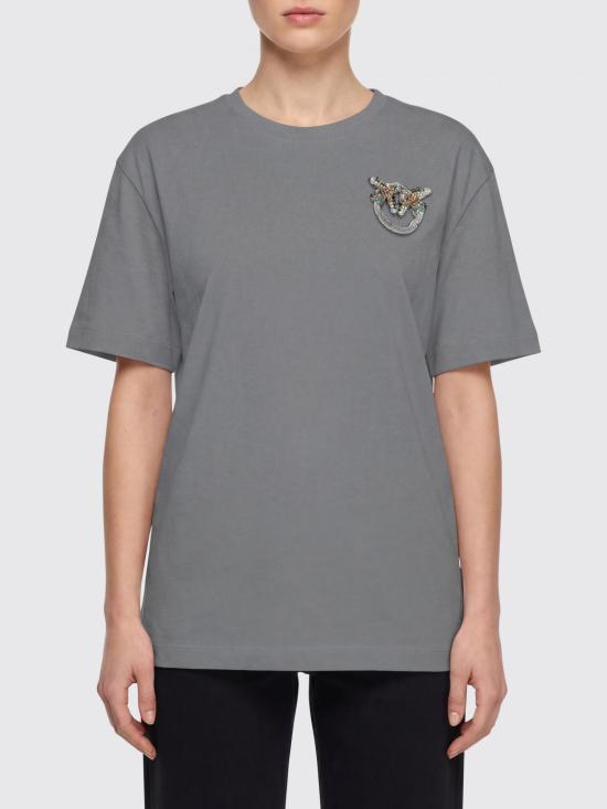 26SS 핑코 반팔 티셔츠 105526A33F K10 Grey