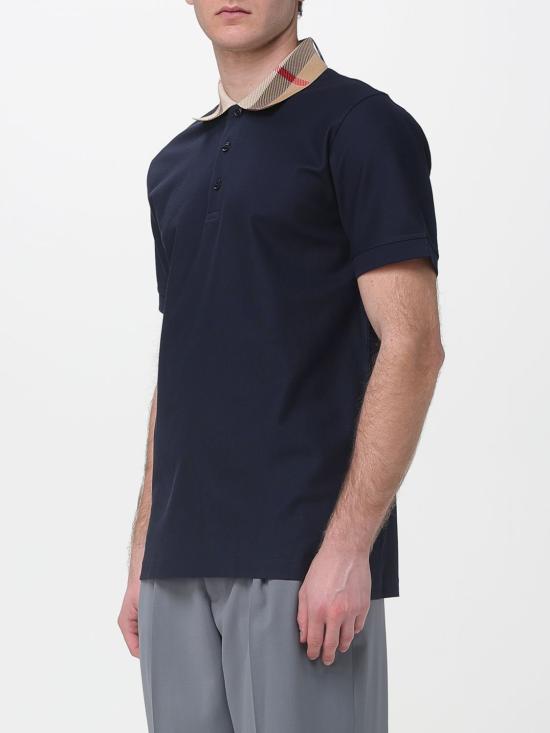 26SS 버버리 코튼 폴로 셔츠 8072661 Smoke Grey - BURBERRY