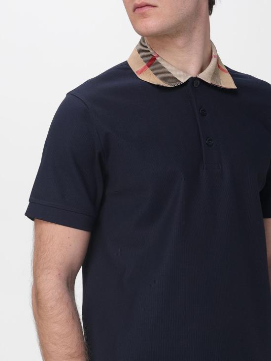 26SS 버버리 코튼 폴로 셔츠 8072661 Smoke Grey - BURBERRY