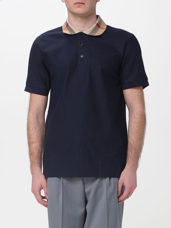 26SS 버버리 코튼 폴로 셔츠 8072661 Smoke Grey