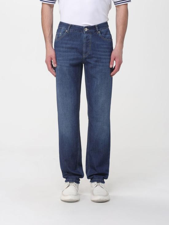 26SS 브루넬로 쿠치넬리 데님 팬츠 ME645D3210 C1468 Blue