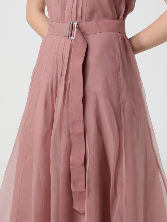 26SS 브루넬로 쿠치넬리 롱 원피스 MF940A5336 C9399 Pink - BRUNELLO CUCINELLI