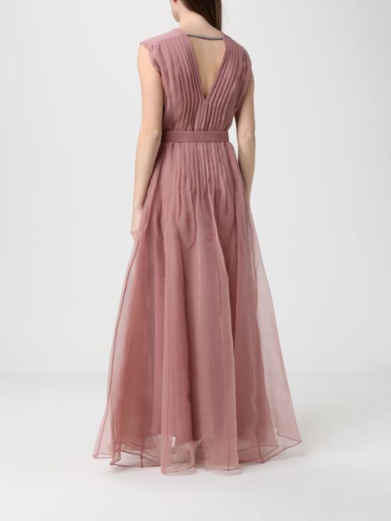 26SS 브루넬로 쿠치넬리 롱 원피스 MF940A5336 C9399 Pink - BRUNELLO CUCINELLI