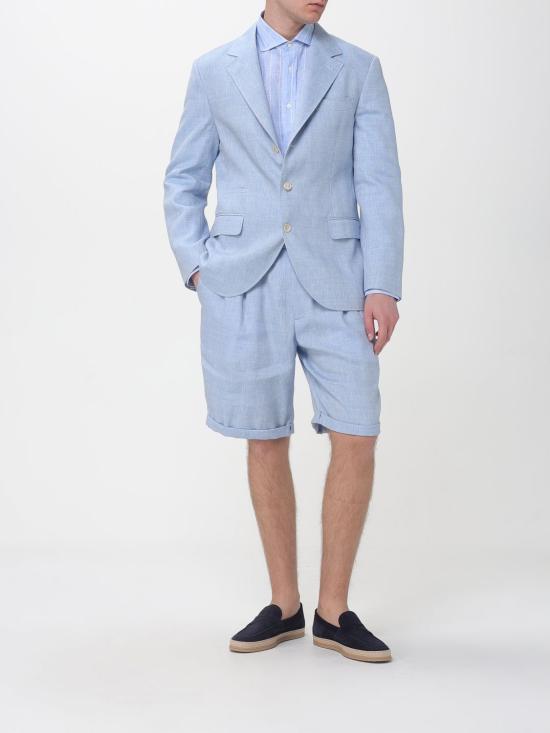 26SS 브루넬로 쿠치넬리 셔츠 MA6860627 C161 Blue - BRUNELLO CUCINELLI