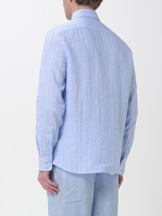 26SS 브루넬로 쿠치넬리 셔츠 MA6860627 C161 Blue - BRUNELLO CUCINELLI