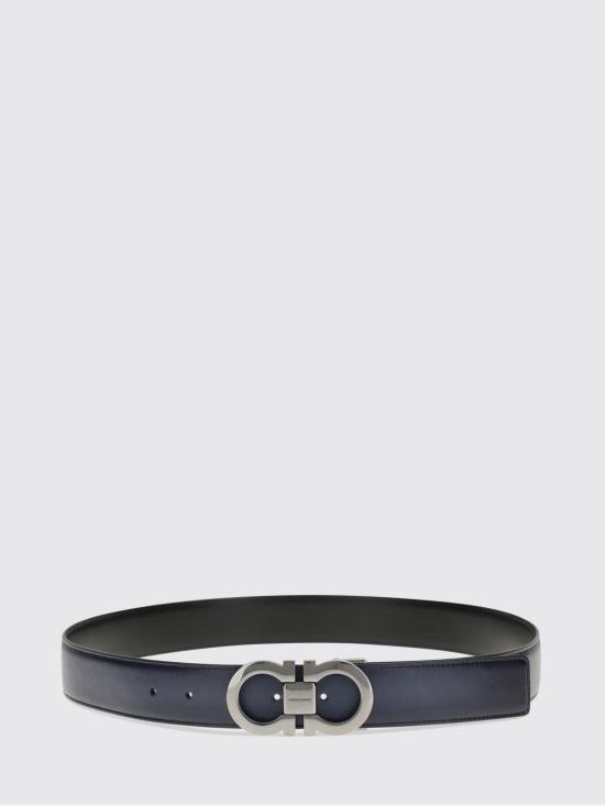 26SS 살바토레 페라가모 가죽 벨트 679535 790261 055 Graphite - SALVATORE FERRAGAMO