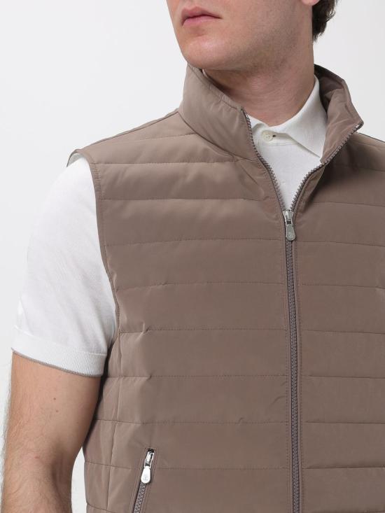 26SS 브루넬로 쿠치넬리 나일론 다운 베스트 MM4791451 CIL56 Beige - BRUNELLO CUCINELLI