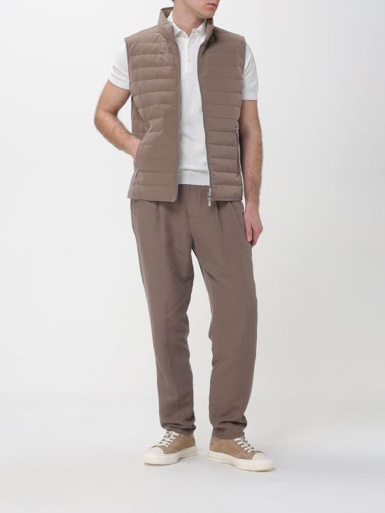 26SS 브루넬로 쿠치넬리 나일론 다운 베스트 MM4791451 CIL56 Beige - BRUNELLO CUCINELLI