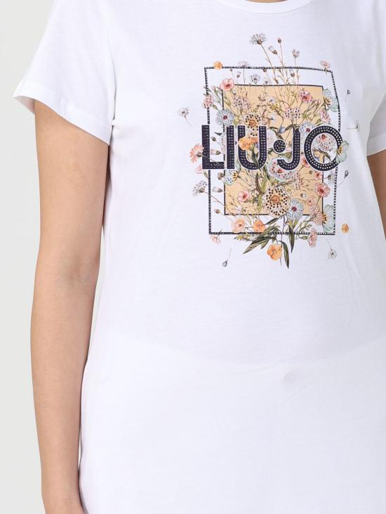 26SS 리우조 반팔 티셔츠 WA6493JS923P9604 P9604 White - LIU JO