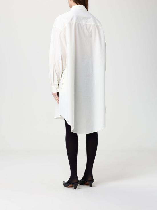26SS MM6 메종마르지엘라 롱 원피스 S52CT0797M35256 101 White - MM6 MAISON MARGIELA