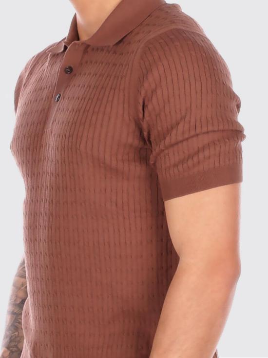 26SS 딸리아토레 폴로 티셔츠 KARTGSE2601 168 Brown - TAGLIATORE