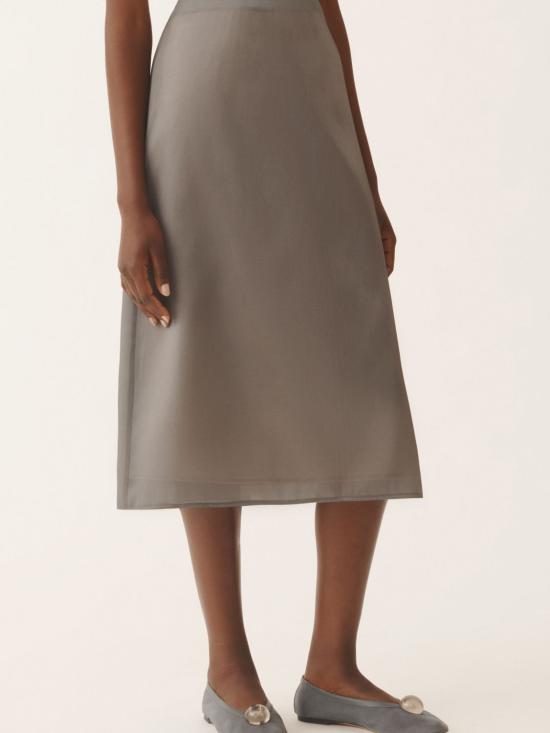 26SS 파비아나 필리피 스커트 GND266F406D942 8201 Grey - FABIANA FILIPPI