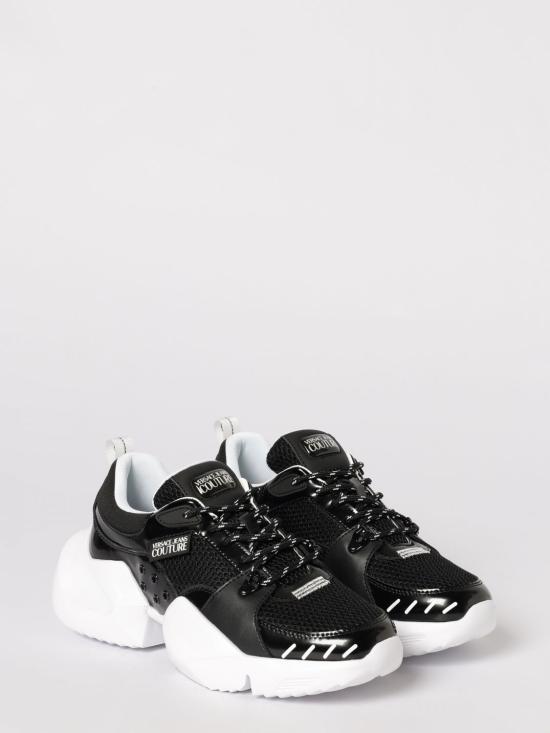 26SS 베르사체 스니커즈 80YA3SU4ZSD89 899 Black - VERSACE