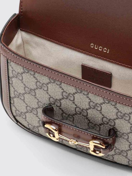 26SS 구찌 홀스빗 1955 GG 슈프림 캔버스 미니백 658574HUHHG 8565 Beige - GUCCI