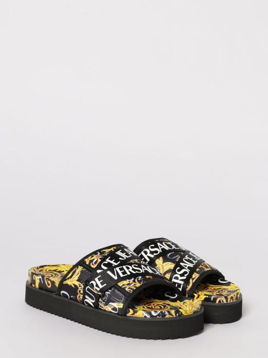 26SS 베르사체 샌들 80YA3SM2ZS634 G89 Black - VERSACE