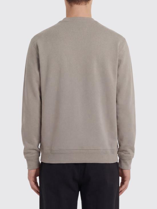 26SS 씨피 컴퍼니 다이애그널 레이즈드 플리스 크루넥 스웨트셔츠 20CMSS027A005086W 904 Grey - C.P. COMPANY