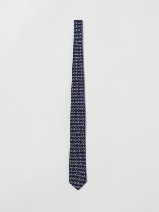 26SS 살바토레 페라가모 넥타이 351363 789408 001 Navy