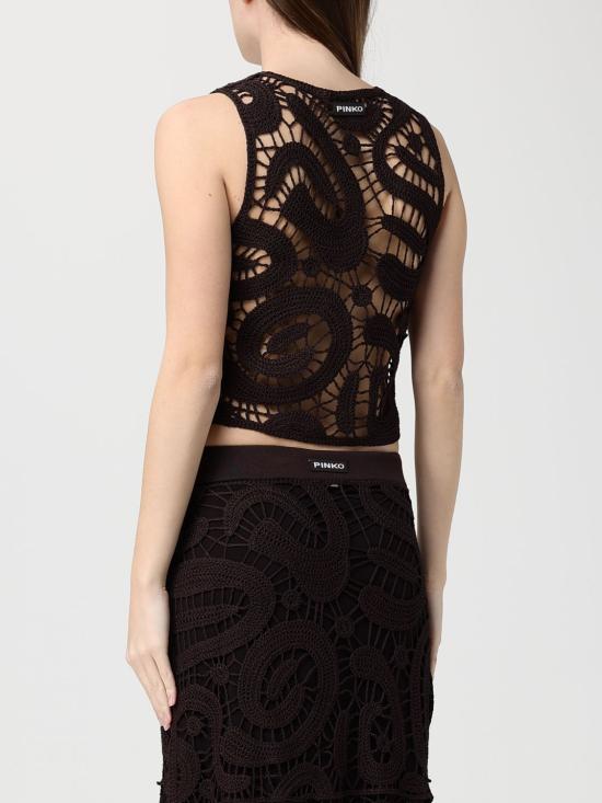 26SS 핑코 탑 106438A354 M05 Brown - PINKO