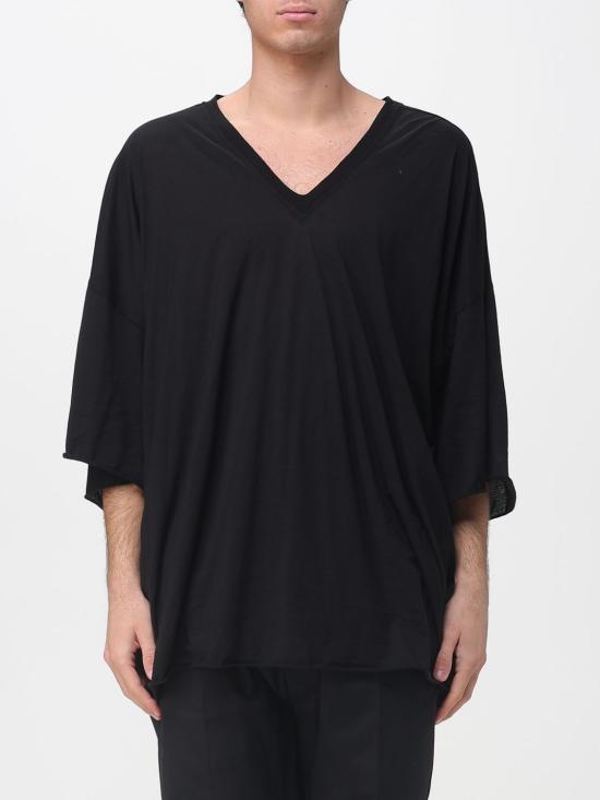 26SS 릭 오웬스 반팔 티셔츠 RR01F2279BH 09 Black