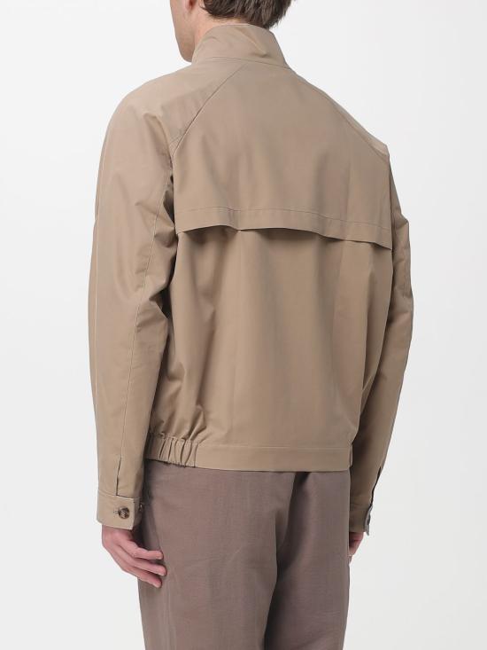 26SS 브루넬로 쿠치넬리 개버딘 블루종 재킷 MY4196583 CUP72 Brown - BRUNELLO CUCINELLI