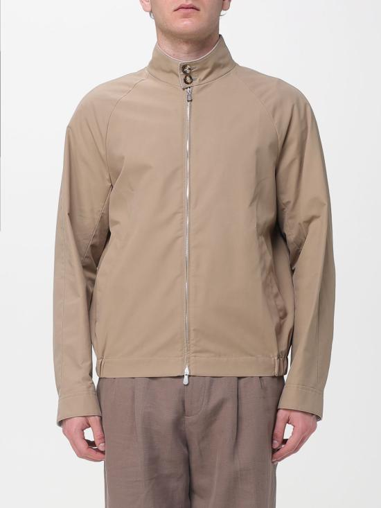 26SS 브루넬로 쿠치넬리 개버딘 블루종 재킷 MY4196583 CUP72 Brown