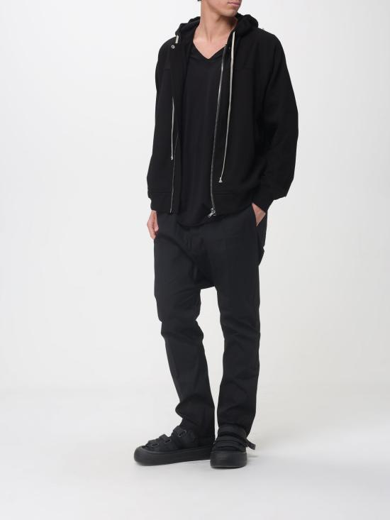 26SS 릭 오웬스 긴팔 티셔츠 RU01F2241BA 09 Black - RICK OWENS