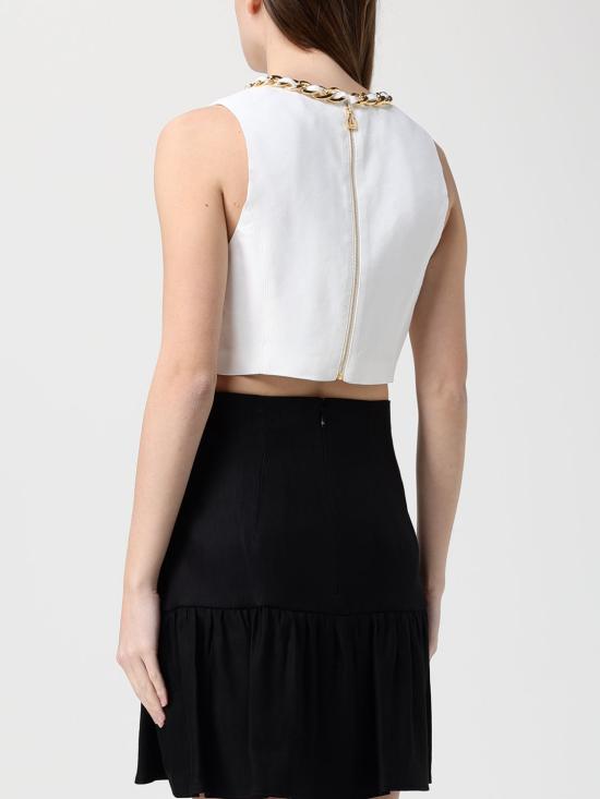 26SS 엘리자베타프랜치 탑 TO06062E2 360 Ivory - ELISABETTA FRANCHI